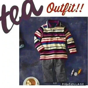 BUNDLE Tea Collection Outfit 18-24M Pants + Top